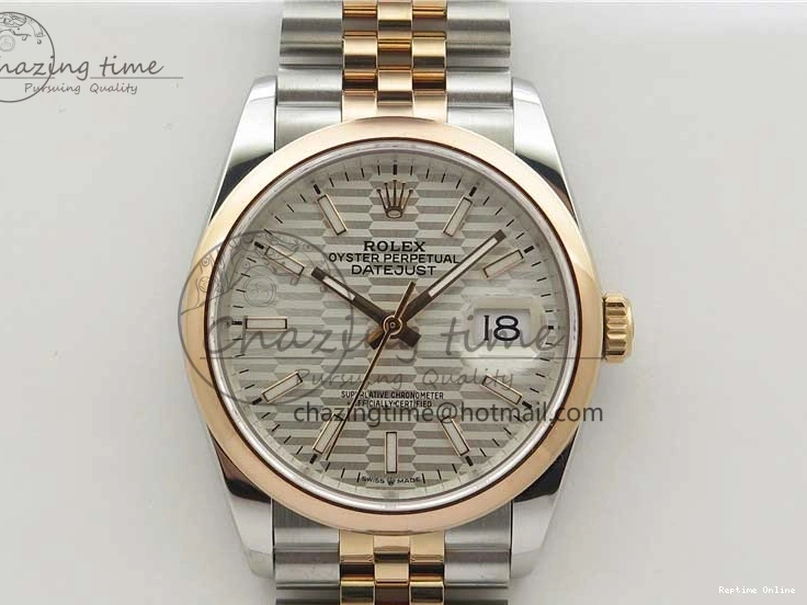 0123 TravelReady DateJust 36 SS RG 126201 BP Maker 1:1 Best Edition Silver Dial on Jubilee Bracelet 2506